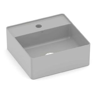 Cuba de Apoio 35x35cm com Mesa Design Stone Roca
