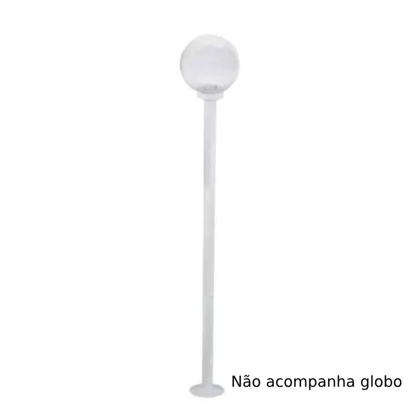 Poste-de-Jardim-Aluminio-para-1-Globo-Branco-JN-Industria