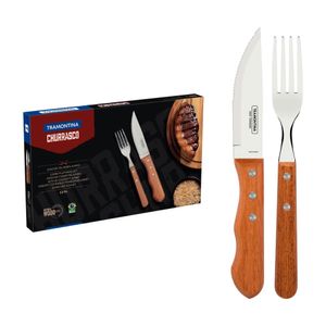 Jogo de Churrasco Inox 12 peças Dynamic Tramontina