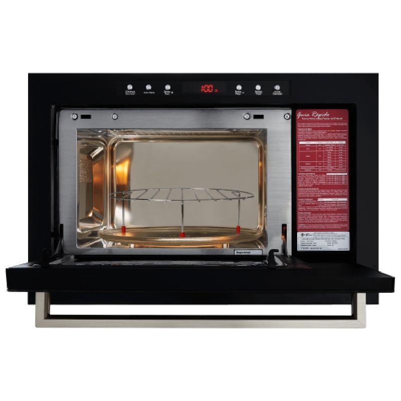 Forno-Micro-ondas-de-Embutir-25L-Inox-Fischer