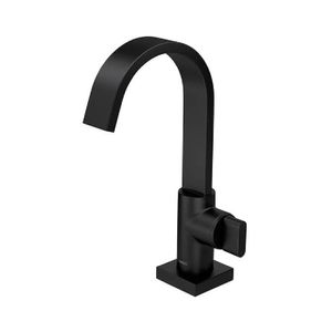 Torneira De Mesa para Lavatório Bica Alta Polo Black Matte Deca