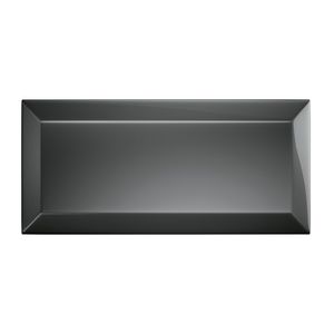 Revestimento 7,7x15,4cm Bisote Negro Brilhante Tipo A Roca