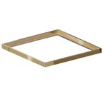 Porta-Grelha-Quadrada-10x10cm-Elleve-Gold-Linear