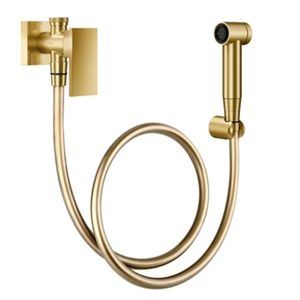 Ducha Higiênica com Registro e Derivação New Edge Ouro Polido Docol