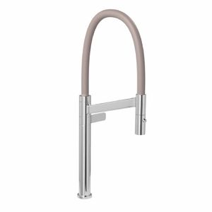 Torneira para Cozinha de Mesa Bica Alta Colore Cromado e Fendi Deca