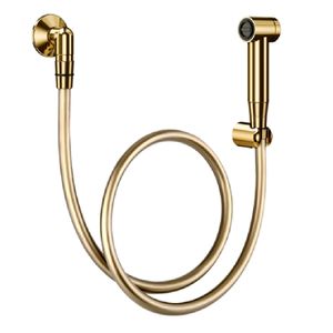 Ducha Higiênica com Gatilho Luxo Docolbase Ouro Polido Docol