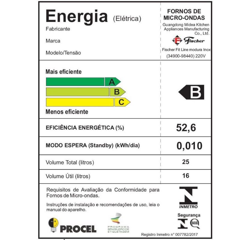 Forno-Micro-Ondas-25L-Fit-Line-de-Embutir-220v-Fischer--1-