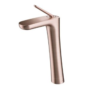 Torneira para Lavatório de Mesa Bica Alta Docolkaila Cobre Escovado Docol