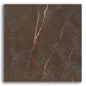 Cerâmica 80x80cm Retificado Vizcaya Marron Polido Tipo A Pointer