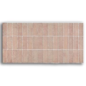 Revestimento 60x120cm Retificado Stamp Art Beige Matte Tipo A Pointer