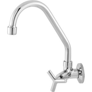 Torneira De Parede Para Cozinha Cano Alto Levanzo Cromada Imperatriz