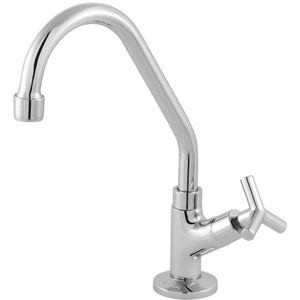 Torneira 2191 C39 De Mesa Para Cozinha Com Alto Levanzo Cromada Imperatriz