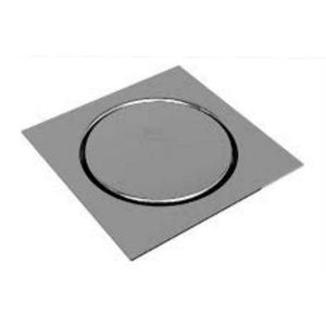 Ralo Click 15x15cm Quadrado Cromado Imperatriz
