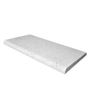 Borda 50x50cm Peito de Pombo Slim Branco Stoneplus