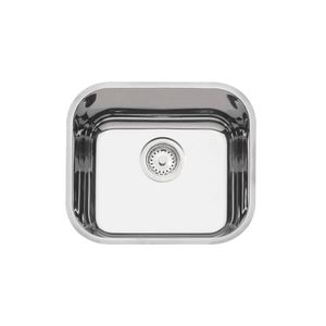 Cuba 40x34cm Perfecta com Válvula em Aço Inox Polido Tramontina