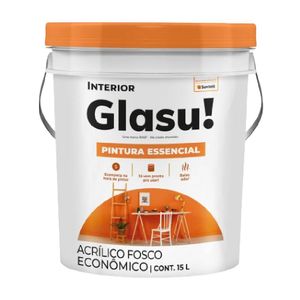 Tinta Glasu Fosco Essencial Branca Neve 15L Suvinil