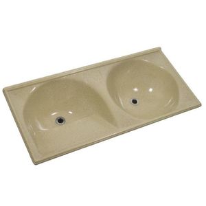 Tanque Duplo 112x53cm Marrom Imperial Decoralita