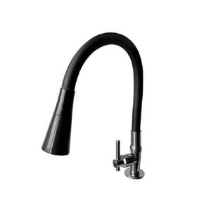 Torneira para Cozinha de Mesa Gourmet Bmo Preto Santana