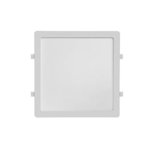 Plafon Led 24w Embutir Quadrado 6500k Branca Blumenau