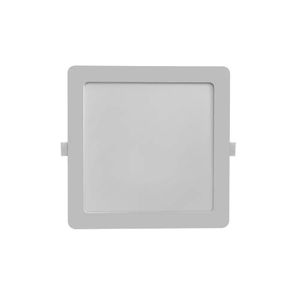 Plafon Led 18w Embutir Quadrado 6500k Branca Blumenau