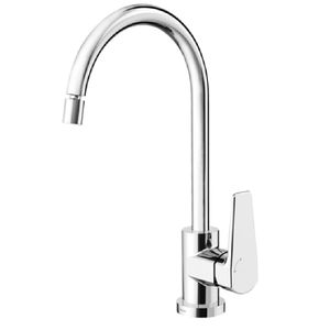 Misturador Monocomando de Mesa para Cozinha Bica Alta ColdStart Lift Spot Cromada Docol