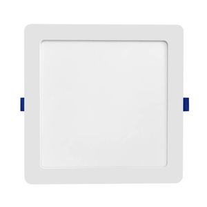 Plafon Led 18w 240v Embutir Quadrado 3000k Amarela Blumenau
