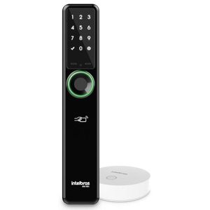 Fechadura de Embutir Smart sem Maçaneta com MAC + Hub de Automação IFR 7001+ Intelbras