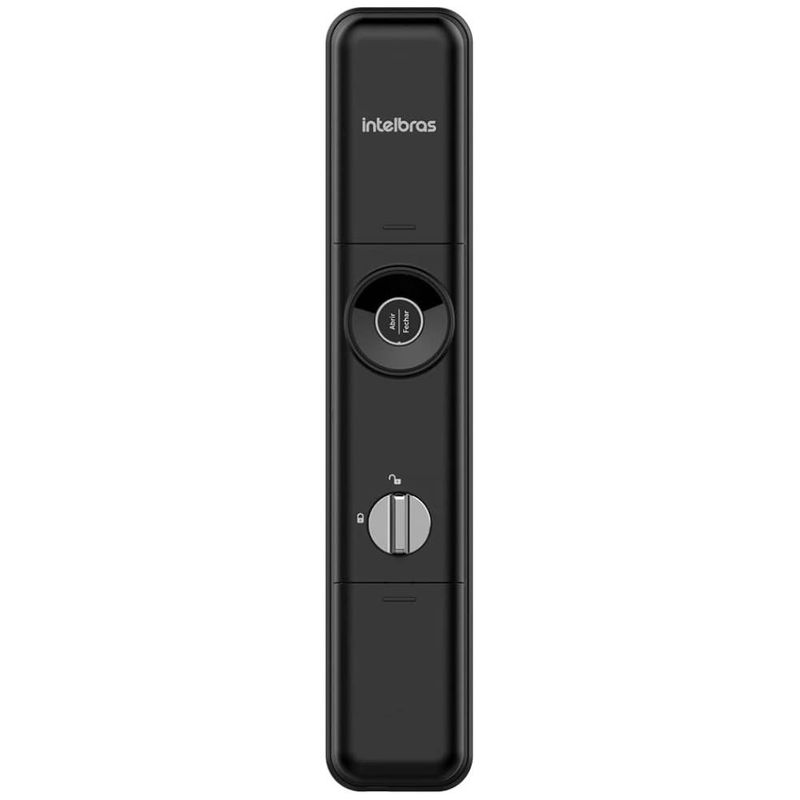Fechadura-Smart-de-Embutir-sem-Macaneta---Hub-Compativel-com-Alexa-IFR-7001--Preto-Intelbras