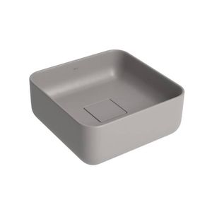 Cuba de Apoio Quadrada 30cm Soft Antracite Cinza Deca