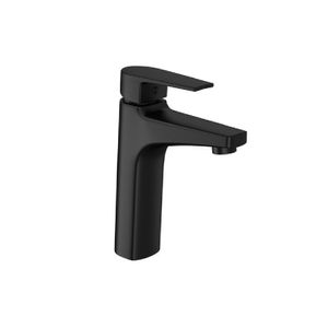 Misturador Monocomando para Lavatório de Mesa Bica Média Level Black Matte Deca