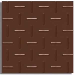Revestimento 29x29cm Carol Gay Traco Chocolate Acetinado Tipo A Decortiles