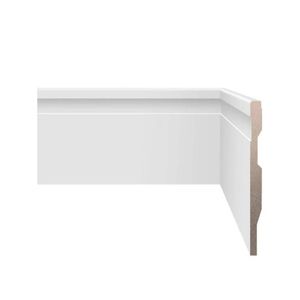 Rodapé 15x240cm Tech Branco Frisado Biancogres