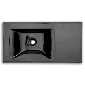 Lavatório Simples 58x30cm Magnum Black Fort Mármore