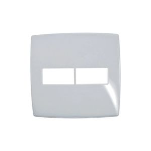 Placa 4x4 1+1 Posto Gloss Branco Pial