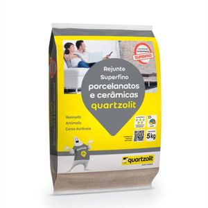 Rejunte Cinza Platina sc 5kgs Porcelanato Quartzolit