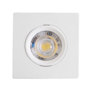 Luminária Led Slim Downlight Bellalux Embutir 24w 6500K Quadrado Branco Bellalux
