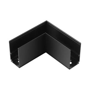 Conector para Trilho de Sobrepor L Mag Preto Gaya