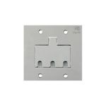 Placa-Piso-Inox-4x4-com-2-Terminais-RJ45-Olivo
