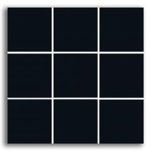 Pastilha  10x10cm Preto Brilhante Tipo A Tecnogres