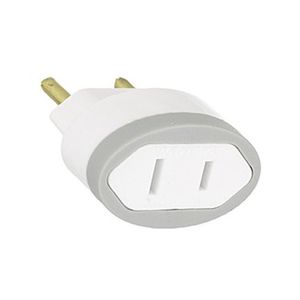 Plugue Adaptador Branco 2P Chato 10A DN1550 Pial