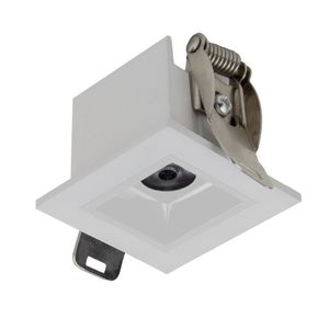 Spot Led íris 2w Embutir Quadrado Branco Blumenau