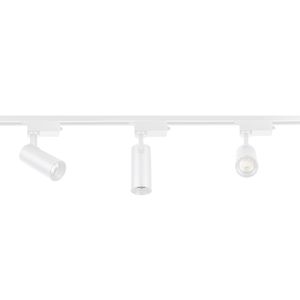 Kit Trilho Alumínio Branco com 3 Spots LED 30W 6300 Blumenau
