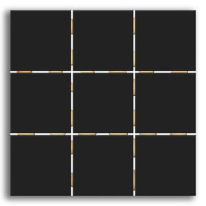 Revestimento 10x10cm Preto Acetinado Tipo A Elizabeth