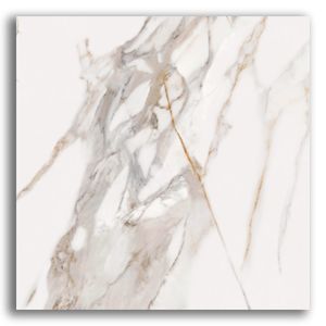 Porcelanato 94.5x94.5cm Retificado Calacatta Oro Supreme Matte HD Cerbras