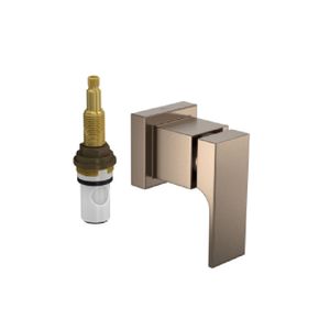 Acabamento para Registro de Pressão 1/2" e 3/4" com Mecanismo 1/2 Volta Unic Corten Deca