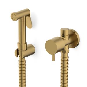 Ducha Higiênica com Derivação Basic Gold Matte Celite
