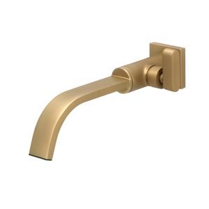 Torneira para Lavatório de Parede Dom Dourado Fosco Perflex