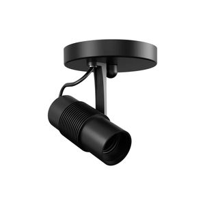 Spot de Sobrepor Basic Bulbo 11x4,2cm Plástico Preto Fosco Avant