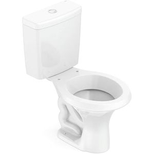 Conjunto Bacia Com Caixa Acoplada Parati 6L Branca Logasa