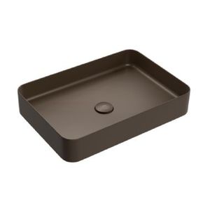 Cuba de Apoio 50x35cm Retangular Inox Corten Deca